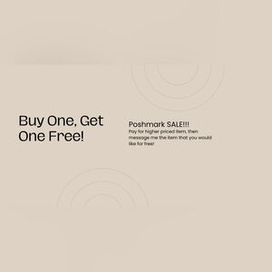 Buy one get one free